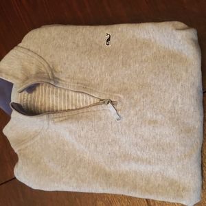 Grey vineyard vines quarter zip pull over